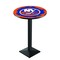Holland Bar Stool Co 36" Blk Wrinkle New York Islanders Pub Table L217B3628NYIsln - alternate 1